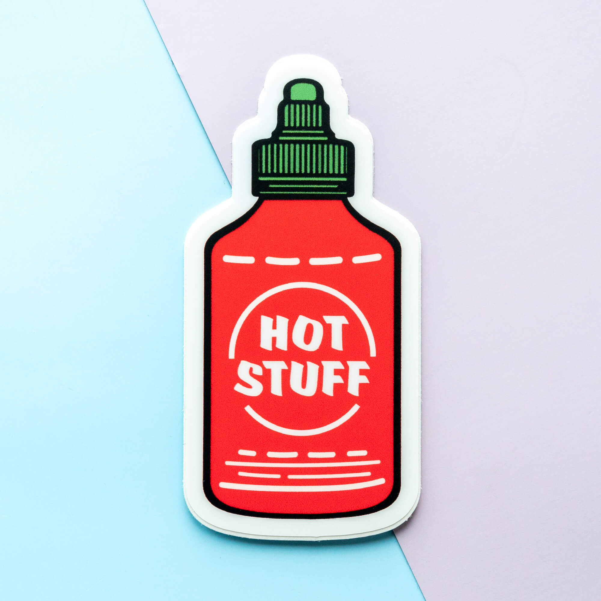 Hot Stuff Hot Sauce Vinyl Stickers – Moonmoli